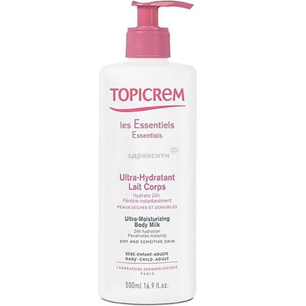 Crema-leche Topicrem (Topikrem) para el cuerpo ultra hidratante 500 ml