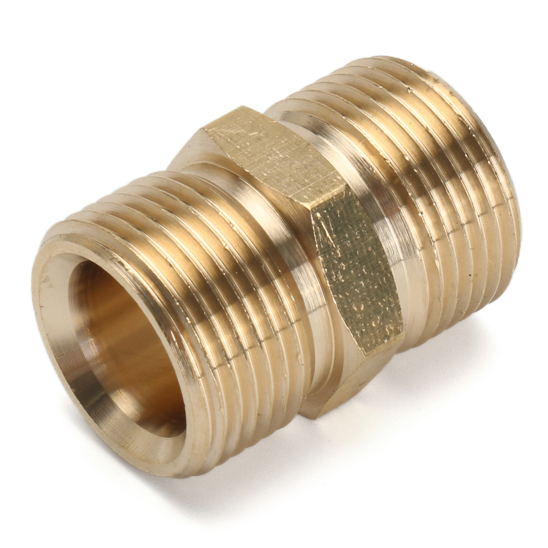 Brass Male to Male Pressure Washer Adapter Hose Retainer for Cooler for Kacher
