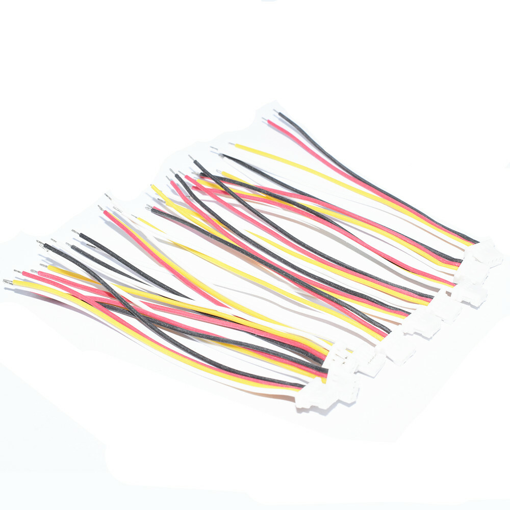 PC. JST-SH 1.0mm 4P Flight Controller ESC Connection Silicone Wire för RC Drone FPV Racing