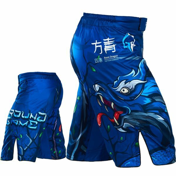 Pantalones cortos de MMA Ground Game Azure Dragon Ground Game