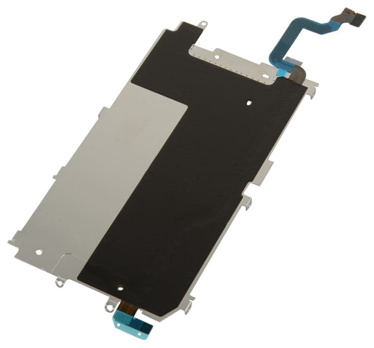 La placa de metal ayudará a proteger la pantalla del sobrecalentamiento.