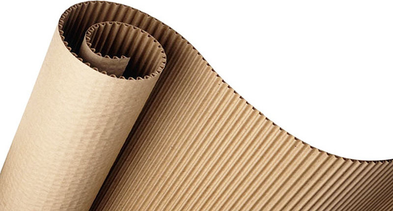 Corrugated cardboard can be taken from any box, preferably not glossy