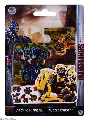 Set di gomme 06pz Transformers puzzle, 17*15*1, blister TRFS-UA1-ERPZL-BL6