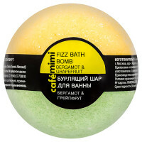 Cafe mimi Bubble Bath Ball Bergamot og Grapefrukt, 120 g