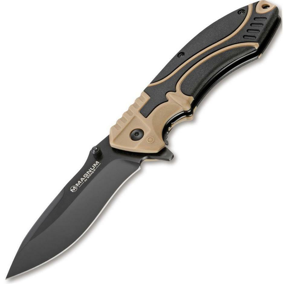 Boker Magnum Advance Desert Pro Flipper folding knife