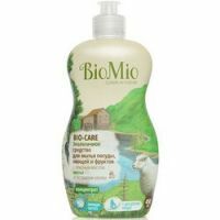 BioMio - Mittel zum Spülen von Geschirr, Gemüse und Obst mit Minzöl, 450 ml