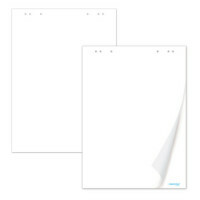 Flipchart pads, 5 pieces, 20 sheets, 67x92 cm, 80 g / m2
