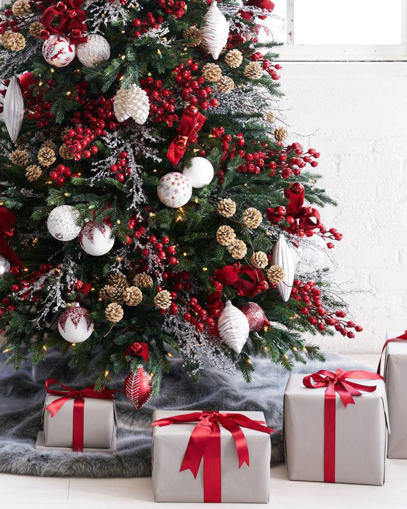 For dem, der endnu ikke har haft tid - hvor smukt og stilfuldt at dekorere juletræet til nytår