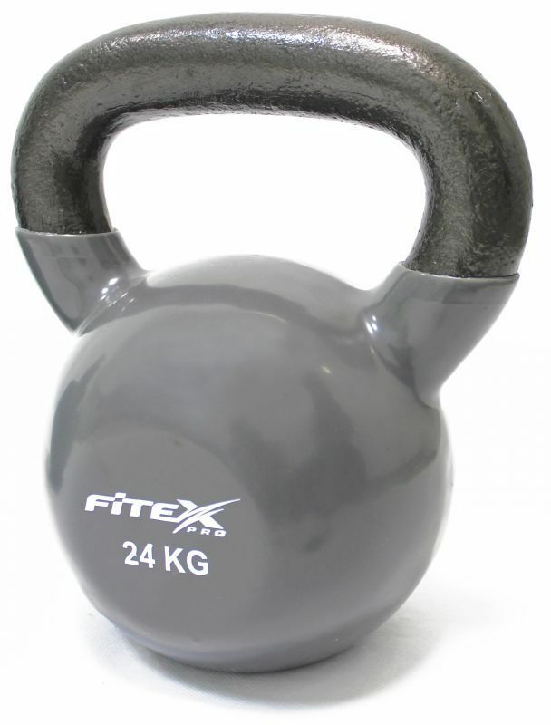 Kettlebell, zavit v vinil, 24 kg Fitex Pro FTX2201-24