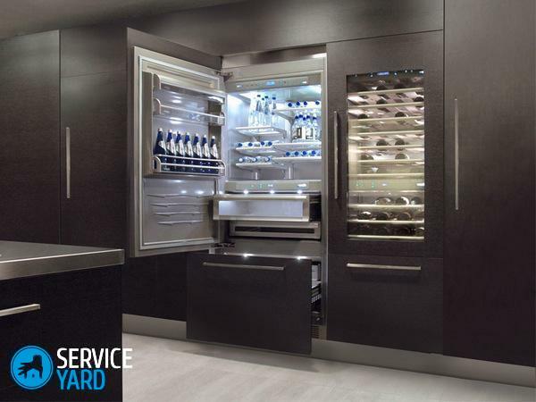 Réfrigérateur intégré dans la cuisine