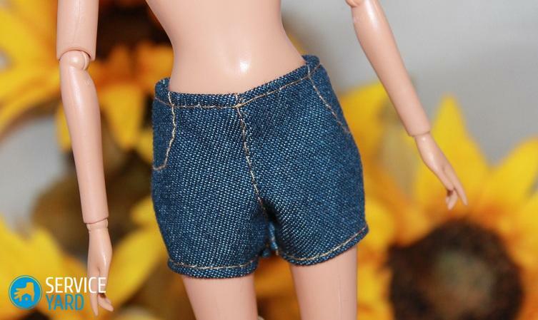 How to make doll pants?