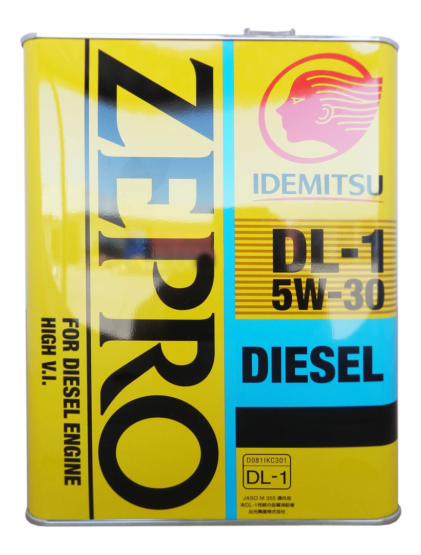Motoreļļa IDEMITSU Zepro Diesel DL-1 SAE 5W-30 (4l)