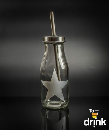 Bottiglia per frullati e cocktail " White Star"