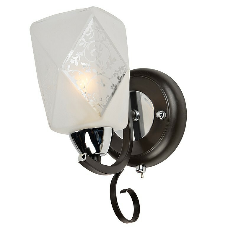 Væglampe ID-lampe Birmingham 233 / 1A-Blackchrome