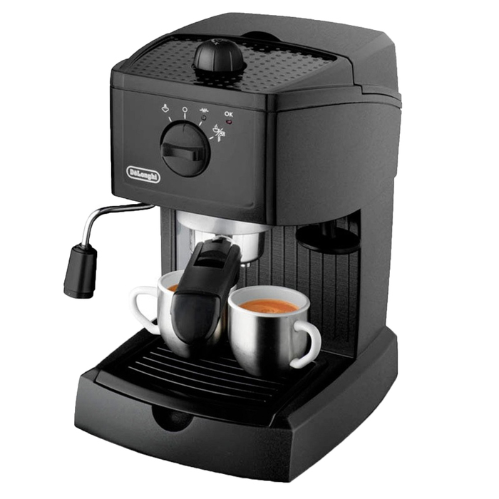 Kahve makinesi Delonghi EC 146 B, keçiboynuzu, 1050 W, 1 l, öğütülmüş, siyah