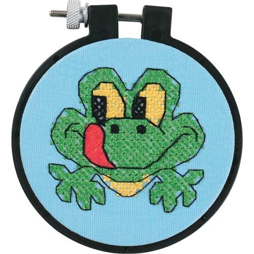 Dimensions embroidery kit art. DMS-72531 Frog d8 cm
