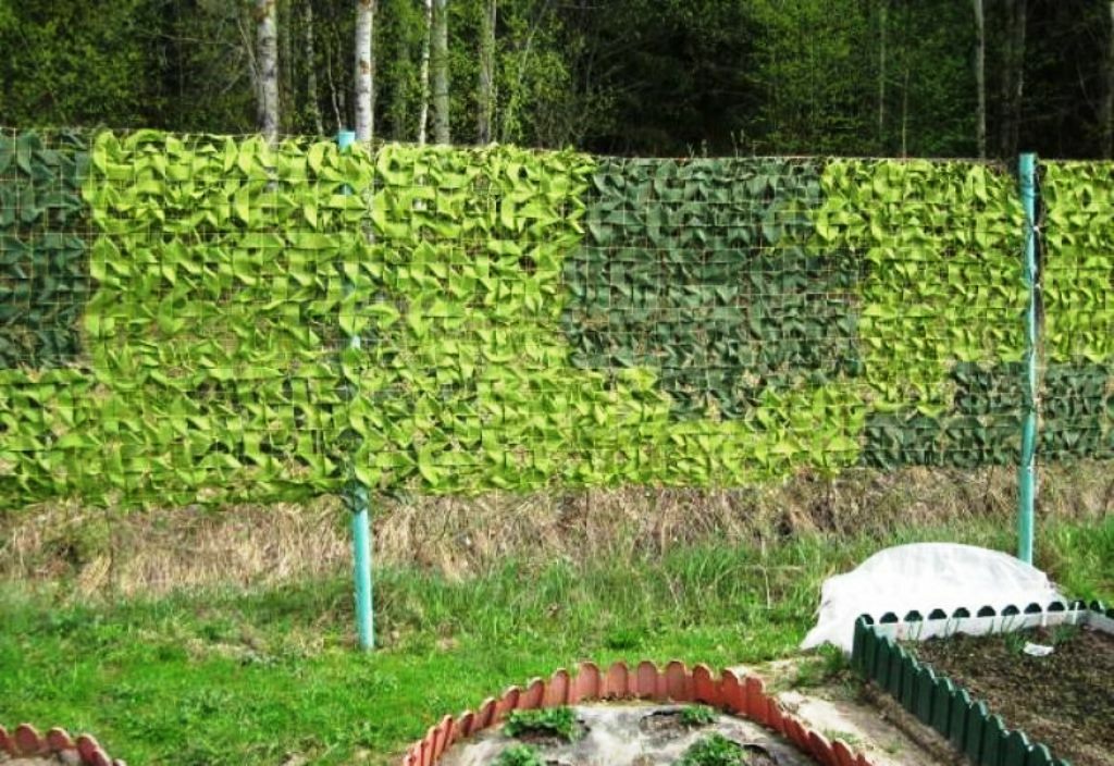 staket kamouflage nät