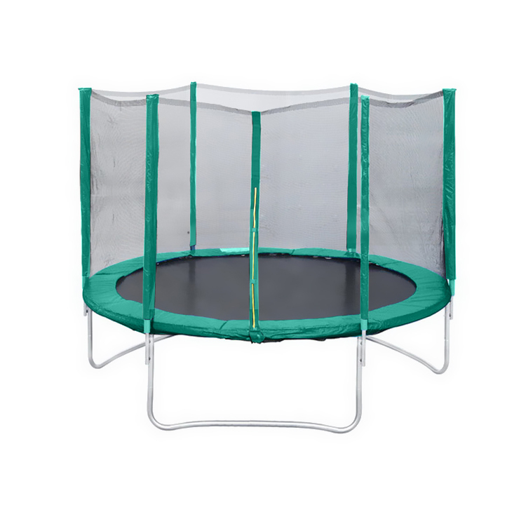 Trampolin Kms-sport Trampolin med 180 cm mesh, svart / grön