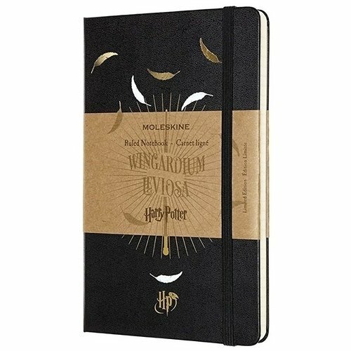 Bloco de notas # e # quot; Edição limitada de Harry Potter. Leviosa # e # quot; Grande, 13 x 21 cm, 240 páginas, pautado