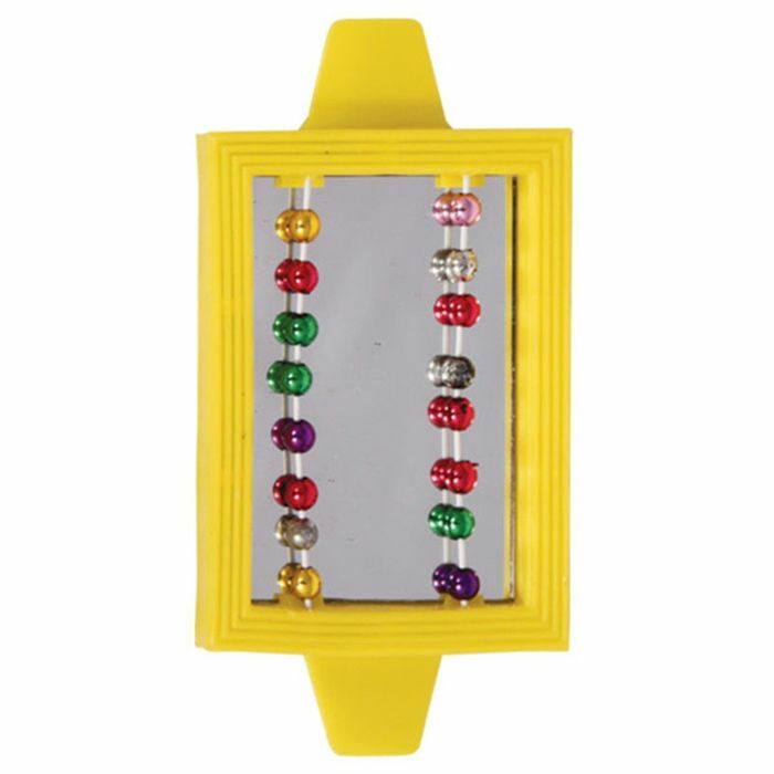 Bird mirror Triol with beads, 6 * 12.5 cm