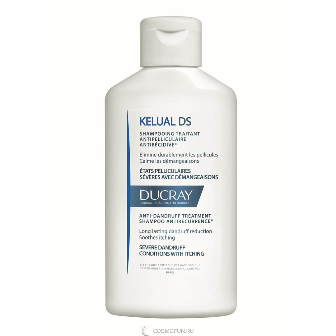 Nustatykite šampūną stipriai pleiskanai gydyti Ducray Kelual