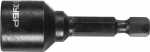 Bit with socket head magnetic for impact screwdrivers BISON PROFESSIONAL 26375-12