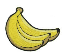 Sticker Bananen, 6x8 cm