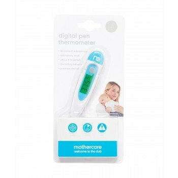 Termómetro digital de lápiz mothercare, blanco-azul