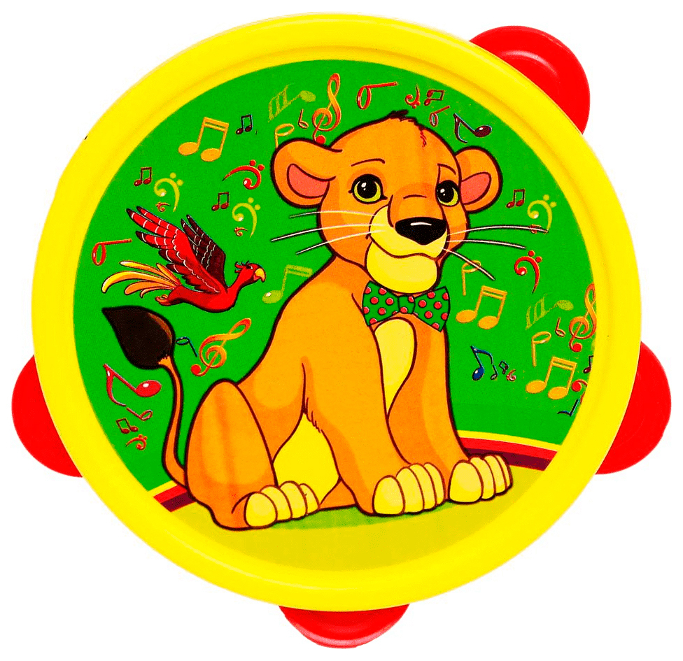 Grande tamburello Gatto rosso Cucciolo di leone
