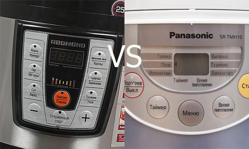 Welke multivark is beter: Redmond of Panasonic