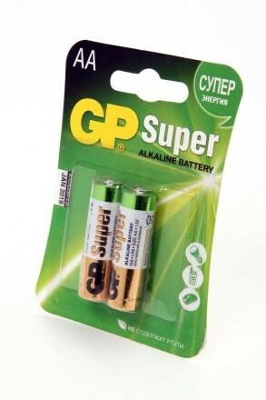 Batterier GP Super Alkaline AA 2st