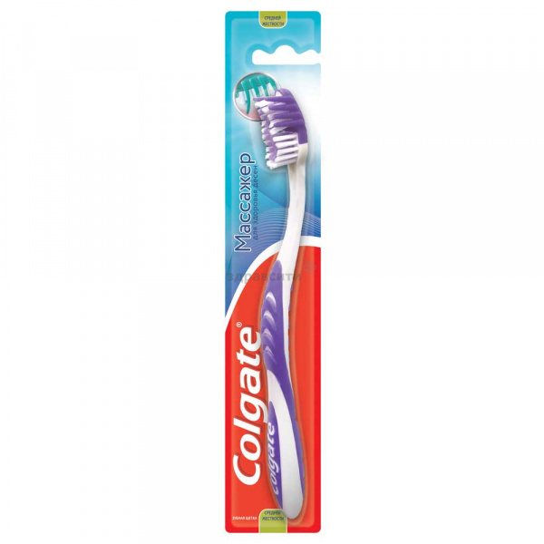 Colgate (Colgate) tandbørste af medium hårdhedsmassage