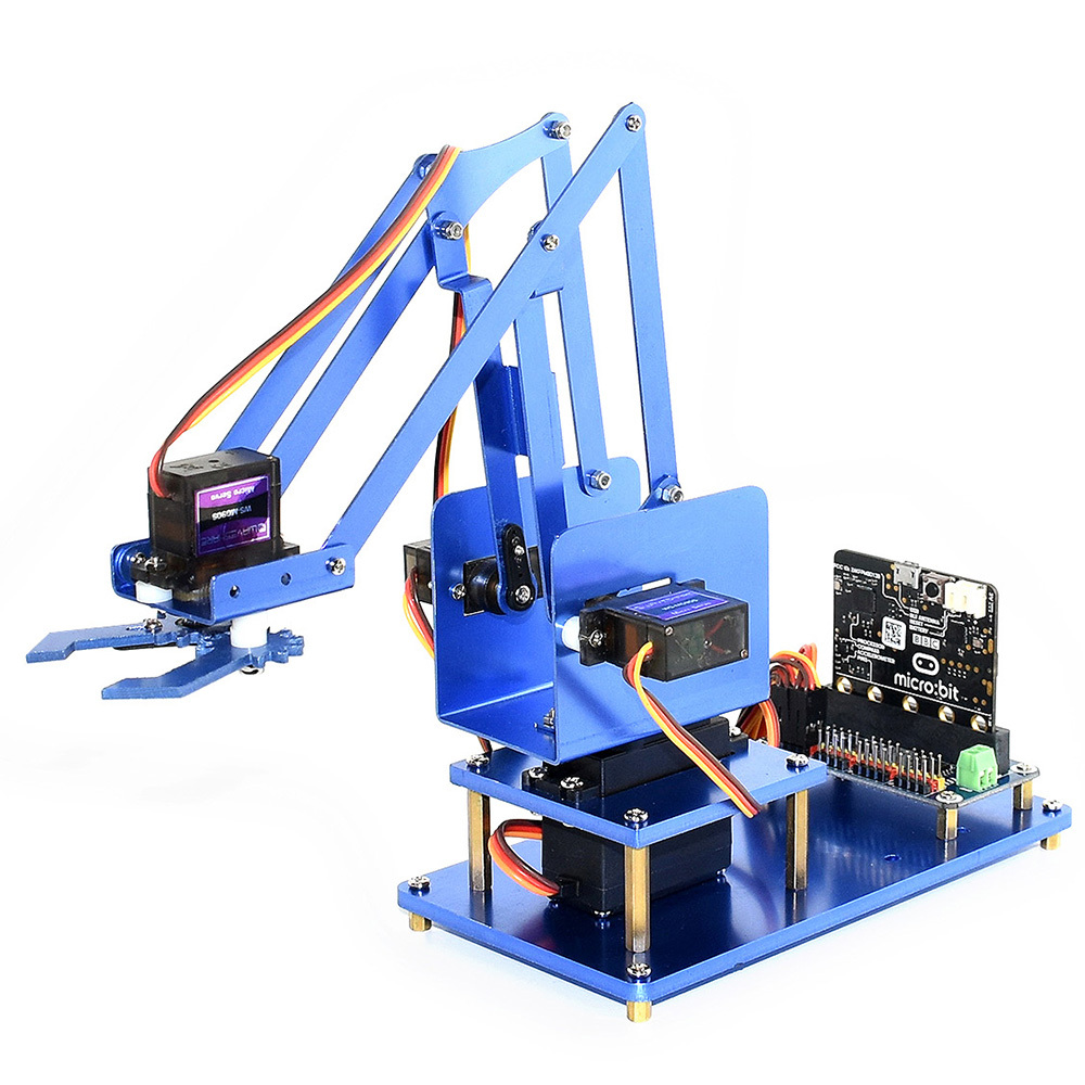Bit Metal 4DOF Robot Arm Kit RC com Servos Digitais