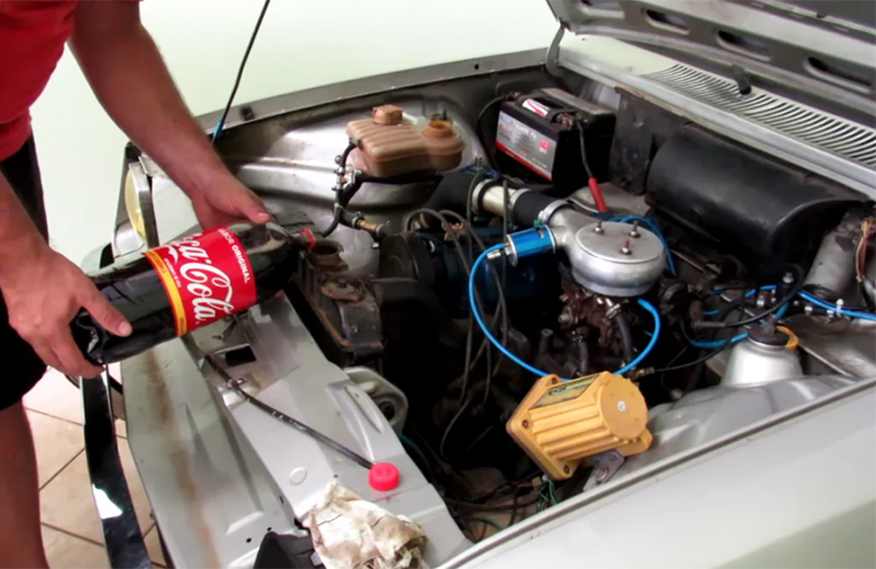 You may be surprised, but it is with this drink that car mechanics often wash engines.