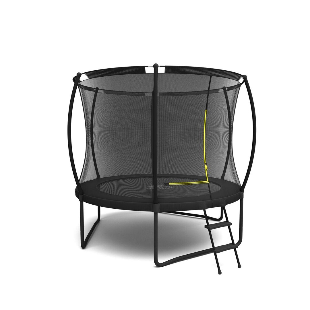 Triumph Nord Premium trampoline med 244 cm mesh svart