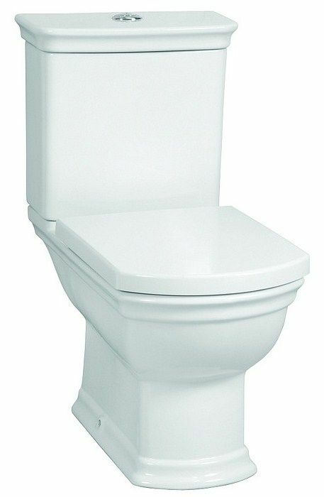 Toilet compact with bidet function with micro-lift seat and flush mechanism Geberit Vitra Serenada 9722B003-7205