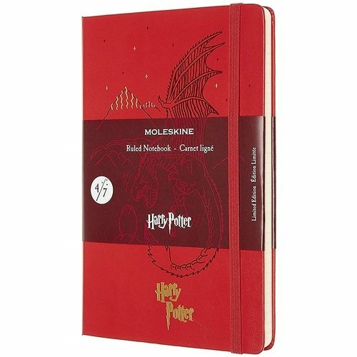 Anteckningsblock # och # quot; Le Harry Potter # och # quot, 96 ark, härskade, röda