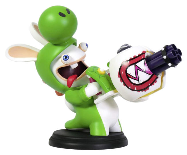 Ubisoft Mario + Lapins Crétins Kingdom Battle Lapin Yoshi Figurine 8 cm
