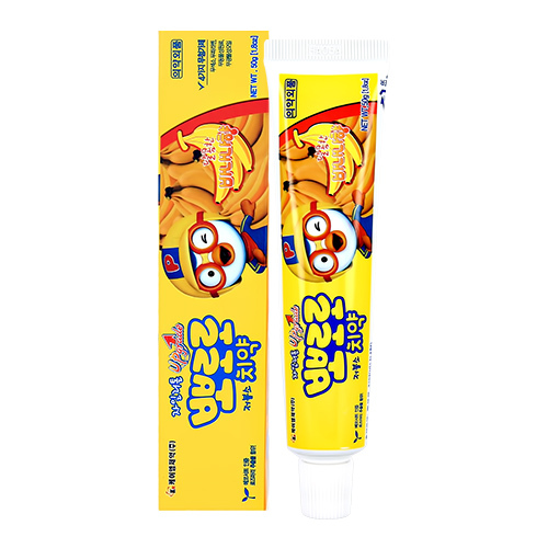 Pasta de dente PORORO para criança com sabor banana de 2 a 6 anos 50 g