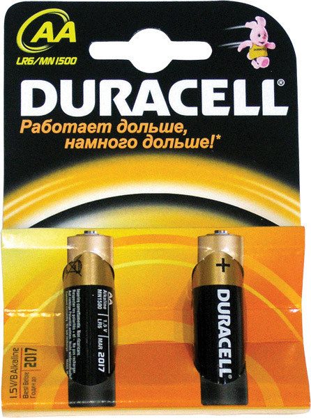 Baterijos DURACELL BASIC АА / LR6, 2vnt