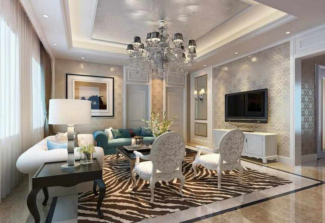 piemērs gaisma dzīvojamās istabas dekors 2018