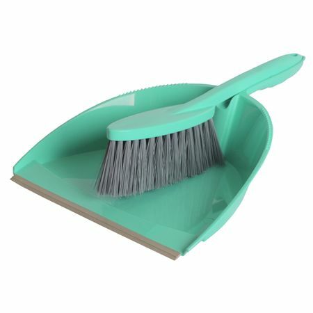 Set de limpieza HITT Supreme Modena: cepillo de escoba + pala de plástico