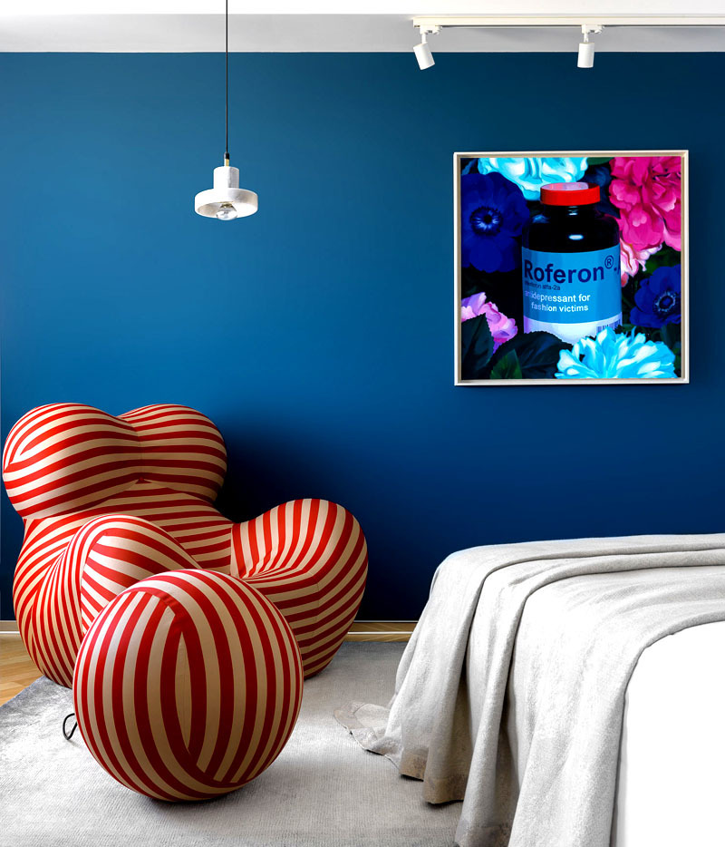 Andreja Malahova dzīvoklis: atrašanās vieta, izkārtojums, dizains, krāsa, materiāli, mākslas priekšmeti, tekstilizstrādājumi
