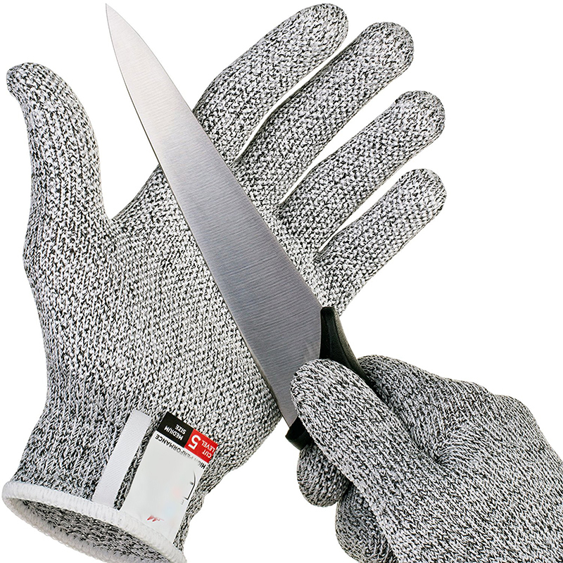 Snittresistenta handskar Säkerhetsskärningsbeständiga rostfria ståltrådar med hög maskintäthet för köksslaktare Rezana