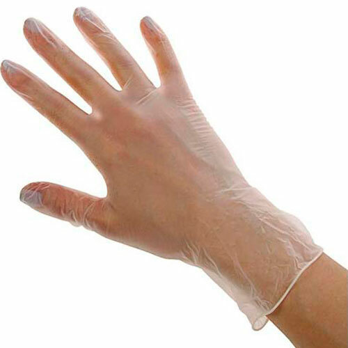 Vyšetřovací rukavice, nesterilní vinyl bez prášku