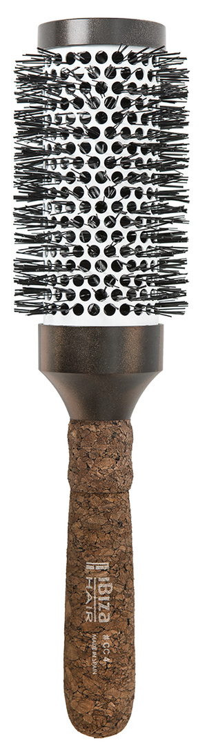 Escova redonda de cerâmica para modelagem de cabelo, diâmetro 63 mm (plug)