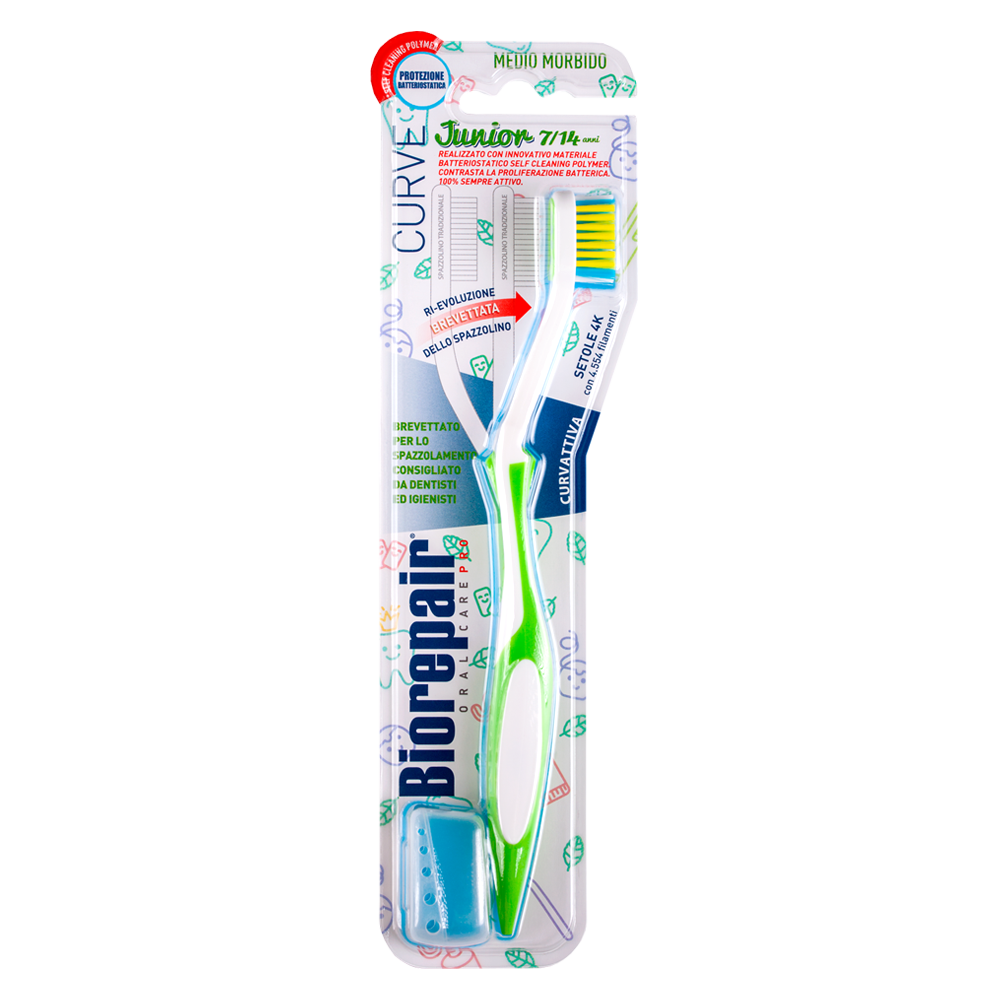 Cepillo de dientes curvo para niños a partir de 12 años / CURVE Junior