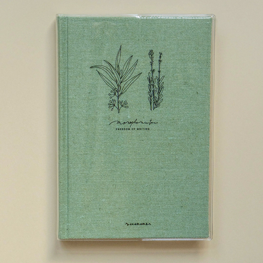Poznámkový blok \ 'Herbarium \' / zelený
