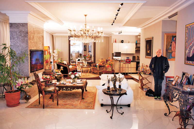 Kur dzīvo Boriss Moisejevs: luksusa studija Maskavā un dzīvokļi Dubaijā