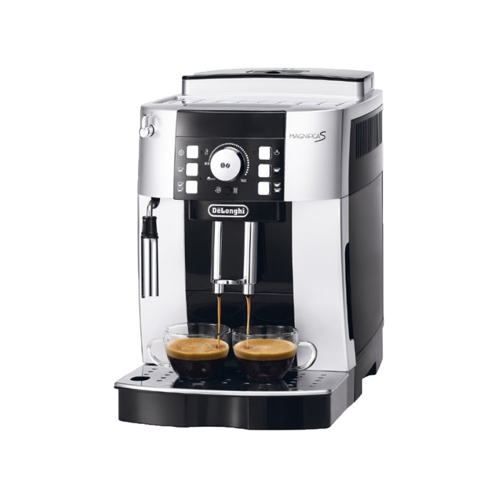 Kávovar Delonghi ECAM 21 117 SB, 1450 W, 1,8 L, 250 g, pohotovostní režim, stříbro-černá 48337